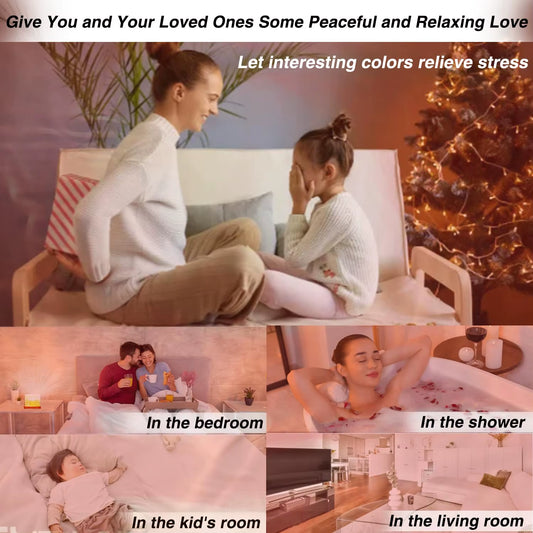 Ocean Lamp Water Light Projector - Water Ripple Projector Light Cube Aurora Northern Lights Wave Ripple Night Light for Bedroom